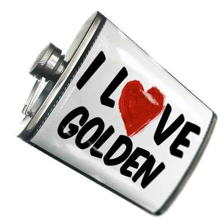 

NEONBLOND Flask I Love Golden Beer