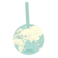 thumbnail image 2 of Etiqueta de mapa Zulema accesorios de viaje Etiqueta para Mochila hombres y mujeres verde, 2 of 8