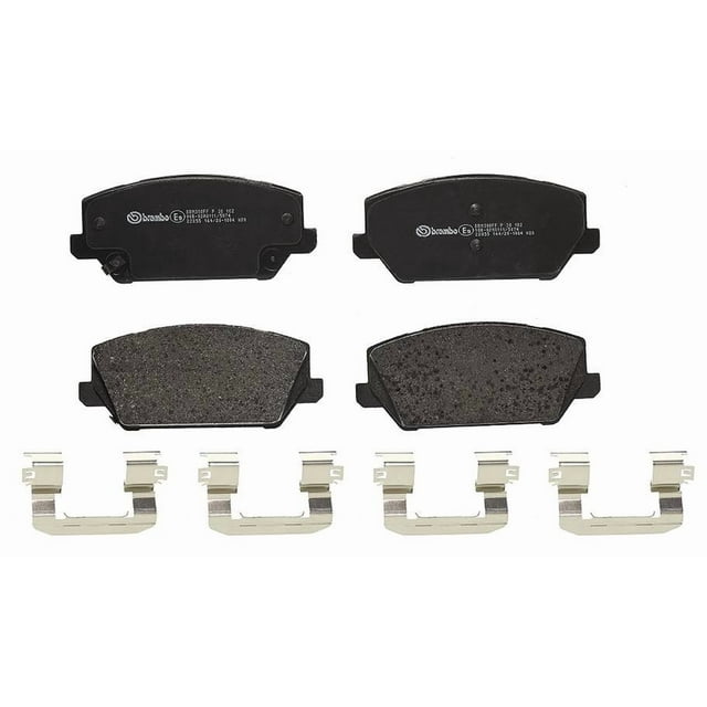 Brembo Brake Pad P30102 FMSI Number D2211-9451; Low-Metallic; Set Of 4; With Hardware