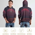 thumbnail image 5 of POBUDS Hoodie, Regular Fit Sporty Pullover Hooded Sweatshirt for Men Women Sunset Minimalist S, 5 of 6