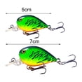 thumbnail image 6 of 5CM/5.5G 7CM/13.5G Bionic Bait Simulation Design Fine Texture Sharp Hook 3D Realistic Fisheye Bright Color Fishing Lightweight Bionic Crank Little Fatty Lure for Fishing, 6 of 7
