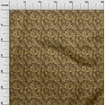 thumbnail image 3 of oneOone Georgette Viscose Dark Mustard Fabric Block Fabric For Sewing Printed Craft Fabric By The Yard 42 Inch Wide, 3 of 5