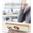 thumbnail image 6 of Compatible for iPhone 14 Case with Ring Holder Kickstand [with Magnetic] Soft TPU Cover Shockproof Electroplated Slim Thin Protective Phone Case for iPhone 14 White, 6 of 13