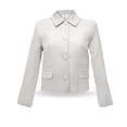 thumbnail image 2 of Blazer Estilo Camisero con Botones Forrados Blanco Chica, 2 of 4