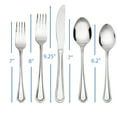 thumbnail image 3 of Mainstays Connor 20 Piece Stainless Steel Flatware Set, Service for 4, 3 of 21