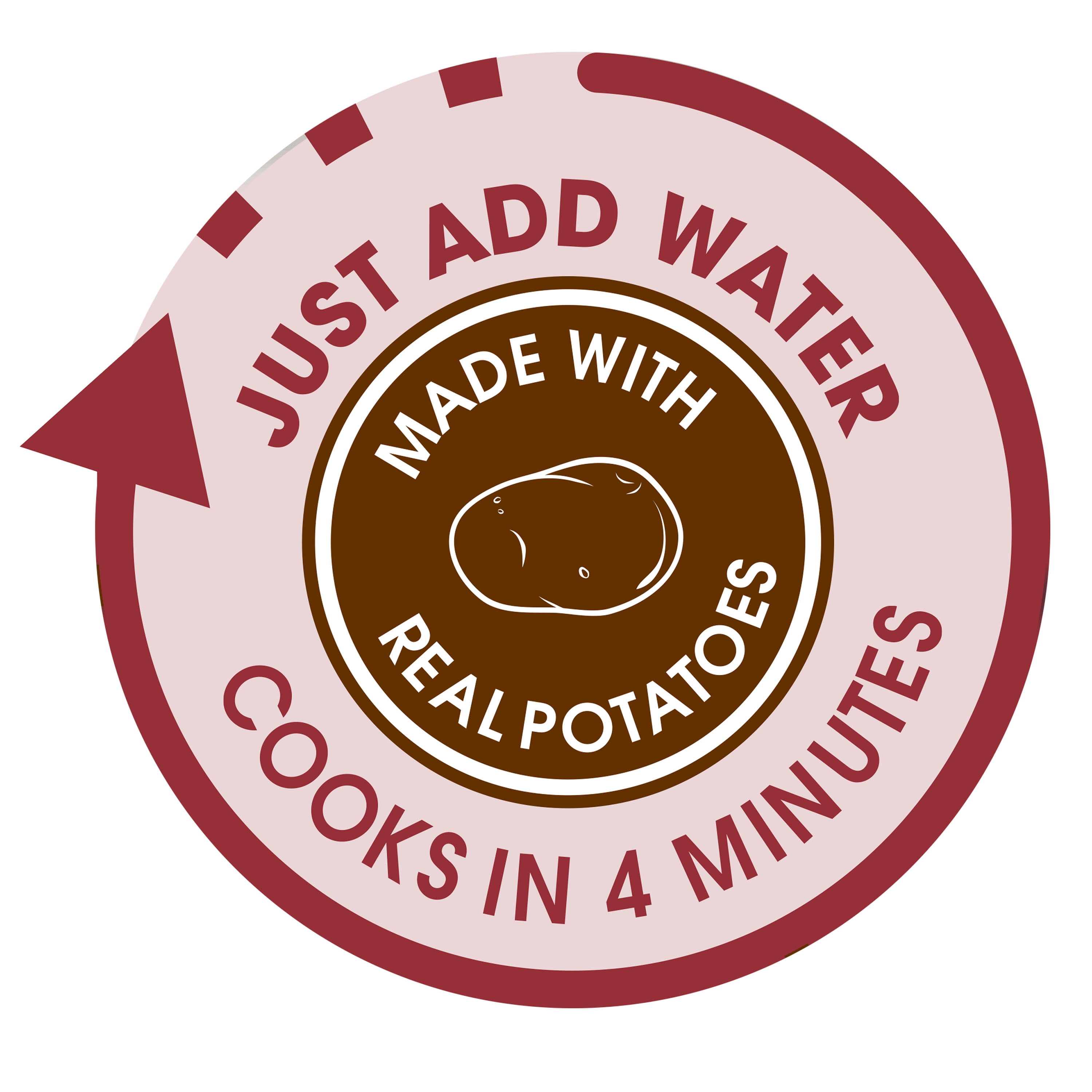 Great Value Buttery Complete Potatoes, 4 oz, Pouch