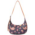 thumbnail image 1 of Sac à Bandoulière Boho, Sangle Ajustable, Nylon Léger, Design Cachemire Vintage, Sac Bandoulière pour Femmes, Compact, Portable, Voyage, Usage Extérieur, 1 of 5