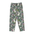 thumbnail image 4 of Qekee Retro Bunny Floral print Women Pajama Pants, 4 of 9