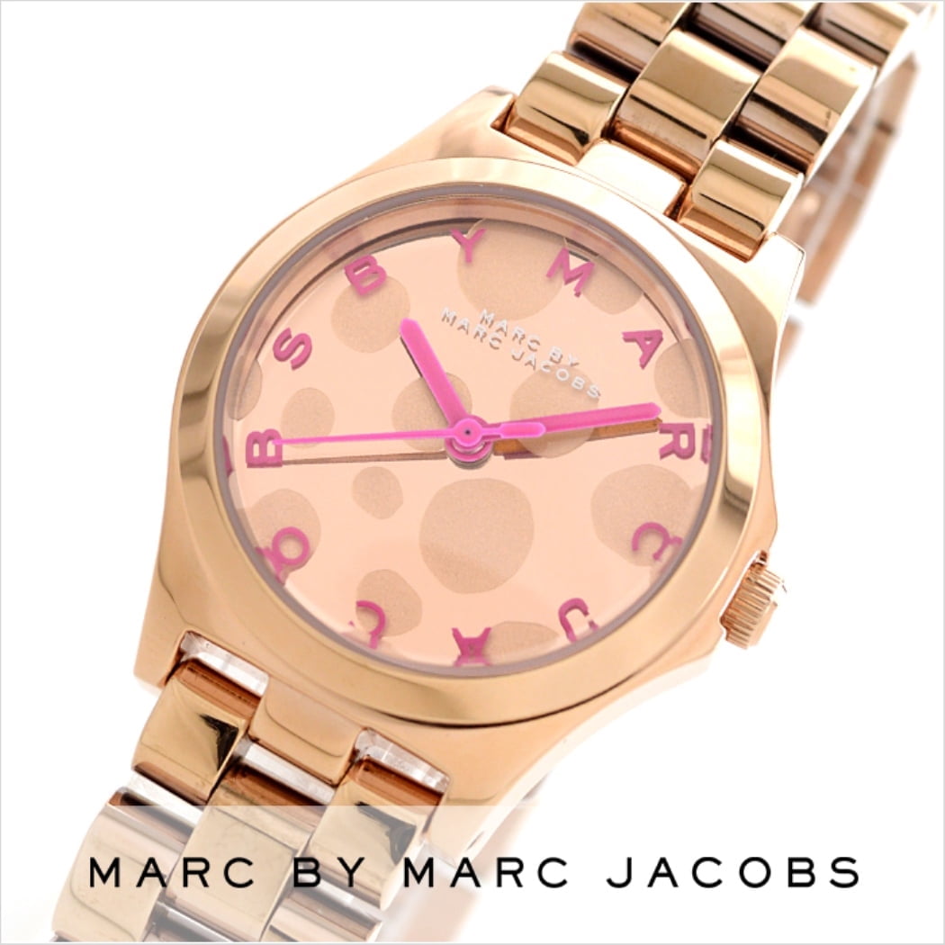 Marc Jacobs 28mm Henry Rose Gold Tone Womens Watch MBM3271 $250.00