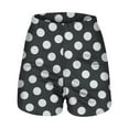 thumbnail image 2 of DHFJKG Women Biker Shorts Compression Workout Leggings Polka Dot High Waisted Yoga Short Pants Versatile Trousers, 2 of 2