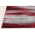 thumbnail image 3 of Handcraft Rugs - Red, Grey, Silver, Black, Abstract Contemporary Modern Design Mixed Colors Area Rug, 3 of 6
