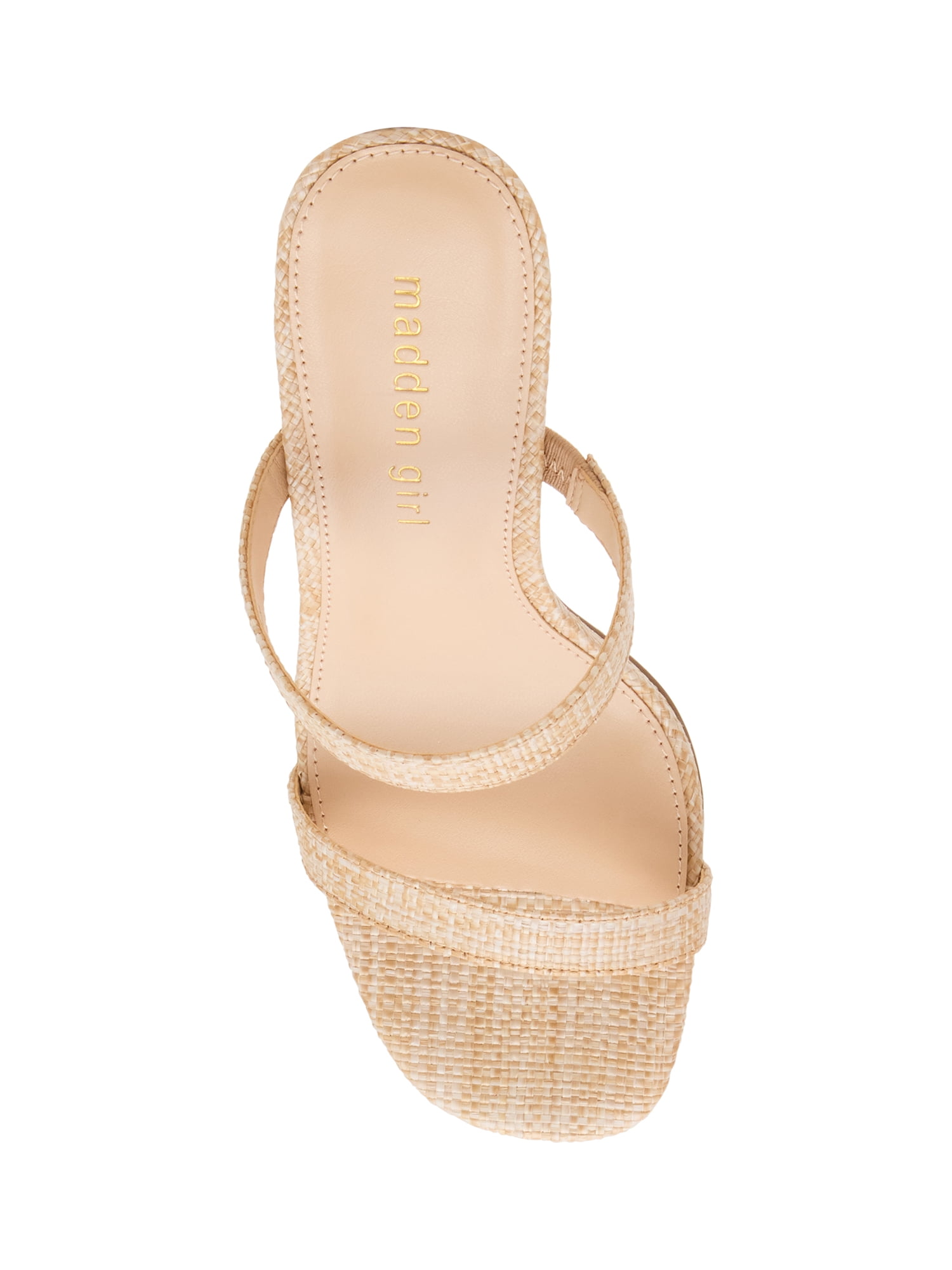 Madden Girl Women's Georgiie Two Strap Heeled Sandal