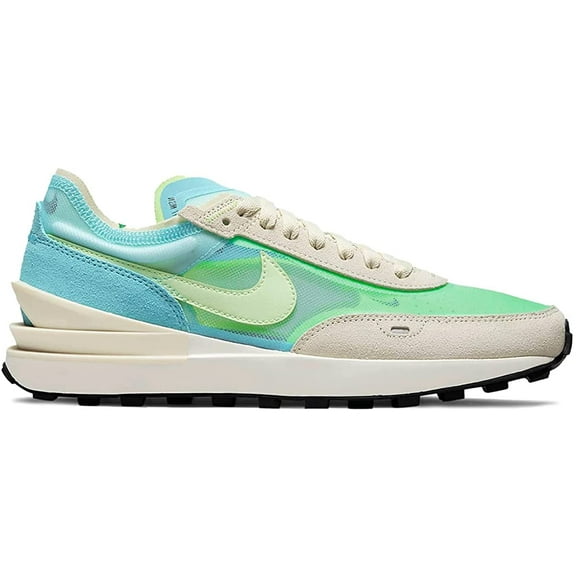 Women's Nike Waffle One Bleached Aqua/Lime Glow (DC2533 401) - 5.5