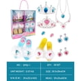 thumbnail image 3 of Princess Dress Up Shoes - Princess Heels, Tiaras, and Costume Jewelry Set - Dress Up Birthday Gifts for 3-12Y, 3 of 3