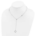 thumbnail image 3 of Sterling Silver Rhodium-plated Hearts w/2in ext. Y-Necklace Q-QG4389-16, 3 of 4