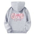 thumbnail image 6 of WhouRiu Girls Cartoon Graphic Hoodies Kids Long Sleeve Hooded Pullover Autumn Winter Cute Cozy Casual Sweatshirts With Pockets,5-6 Years, 6 of 6
