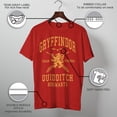 thumbnail image 3 of Mens Harry Potter Gryffindor Quidditch Gold Team Seeker T Shirt, 3 of 10