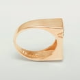 thumbnail image 5 of LBG British Made 9k Rose Gold Natural Blue Topaz Mens Band Ring - 25 size options - Size 11.5, 5 of 6