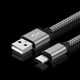 thumbnail image 1 of Cable de carga USB C duradero de 2M para Samsung Galaxy S20 FE S21 Ultra A52 A72 A21s A42 A32 5G A50 A70 A51 A71 A120,25 m Gao Jinjia LED, 1 of 2
