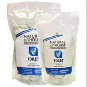 Angle View: Natural House Toilet Scrubber and Line Maintenance 120 count
