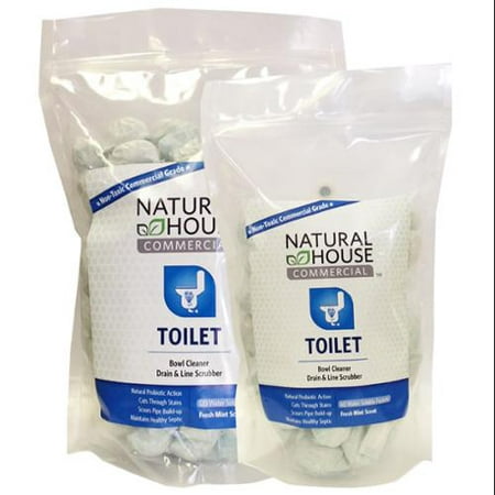 Natural House Toilet Scrubber and Line Maintenance 120 count