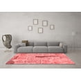 thumbnail image 3 of Ahgly Company Indoor Rectangle Patchwork Red Transitional Area Rugs, 7' x 9', 3 of 4