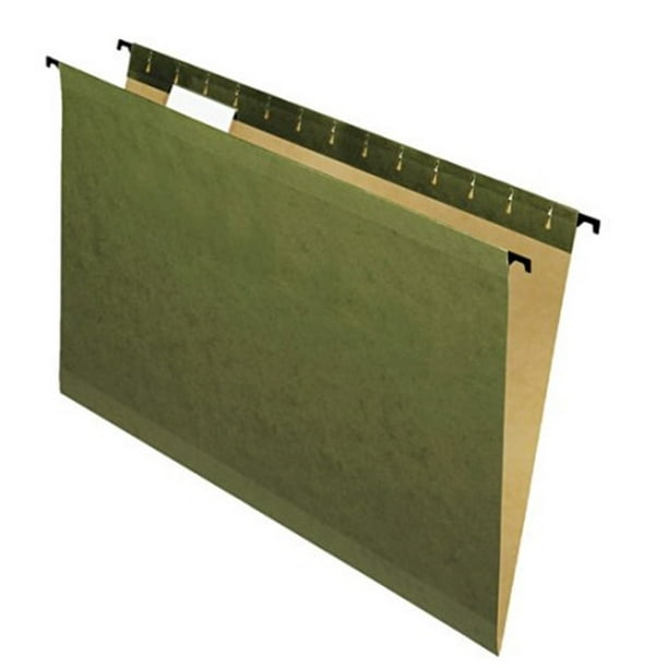 Pen + Gear Hanging File Folders, Green, 12 Count