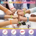 thumbnail image 3 of 20 Pcs Motivational Quote Silicone Bracelets Bulk Colored Inspirational Rubber Wristbands Unisex Accessories for Women Men Teacher Home Office Party Favor Gifts Supplies(Gradient Color), 3 of 4