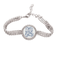 thumbnail image 1 of Blue Octopus Marine Life Pattern Tennis Chain Anklet Bracelet Diamond Jewelry, 1 of 3