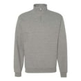 thumbnail image 1 of Jerzees Men's NuBlend Quarter Zip Cadet Collar Sweatshirt_M_Oxford (49/51) Jerzees 995MR, 1 of 1