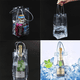 thumbnail image 5 of Bolsa para enfriar bebidas, bolsa para vino transparente plegable y portátil con asas para ocasiones versátiles, su solución definitiva para enfriar y regalar vino, 5 of 5
