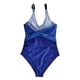 thumbnail image 1 of Gibobby Trajes de Baño Mujer Traje de baño de mujer Bikini de color de moda(Azul oscuro,XL), 1 of 4