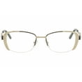 thumbnail image 2 of New Caviar Eyeglasses M 2620 M/2620 C24 Gold/Black Half Rim Optical Frame 52mm, 2 of 5