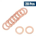 thumbnail image 5 of 20Pcs High Quality  Metal Washer Washers for Screw Sealing Ring Flat Washer Metric Washer Copper Washer M18X22MMX1.5MM, 5 of 5