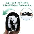 thumbnail image 5 of DSOLE Boys Slippers Memory Foam House Slippers Slip on Beroom Shoes with Anti slip Sole White 13-1 Little Kid, 5 of 6
