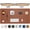 Brown-48" x 24", variant on Leather Desk Pad Protector - 48" X 17" Non-slip Pu Large Mouse Waterproof Blotter Mat For Office And Home (black)