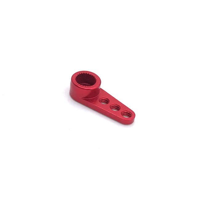 Ounissouiy 1/28 Control remoto coche 28T Servo brazo modificado rojo