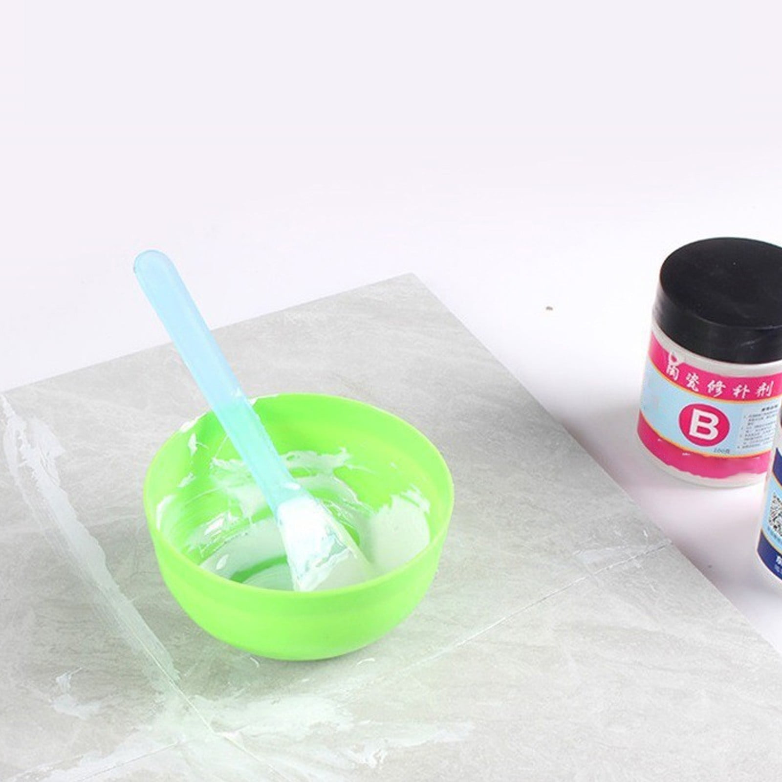 Clearance Sale!Household Tile Agent Floor Tile Toilet Paste Ceramic Wash Basin Tile Agent,White Adhesive Mucilage