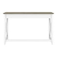 thumbnail image 4 of Bush Furniture Key West - table d'Écriture - Rectangulaire - Blanc Pur, Gris shiplap, 4 of 9