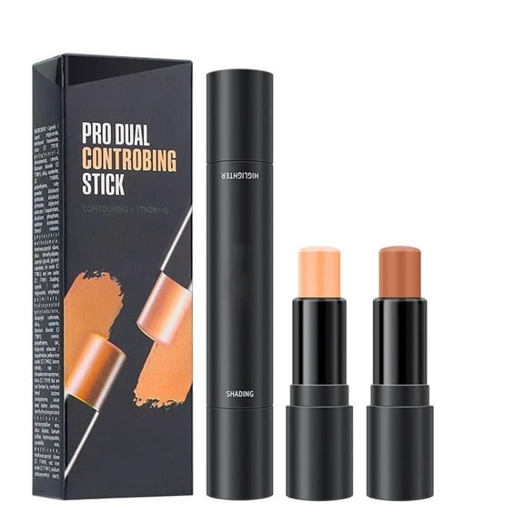 Bestope 2 in 1 Highlighter Stick Shading Contour Stick for Makeup