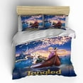 thumbnail image 4 of Rapunzels Duvet Cover Set 3 Piece (1 Duvet Cover + 2 Pillow Shams) Bedding Cover Set with Zipper Closure 4 Corner Ties Cute Blanket Rapunzels Theme Comforter Cover, 4 of 4