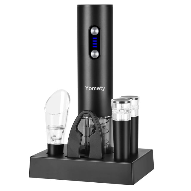 Set de Sacacorchos Eléctrico Recargable Yomety con Accesorios
