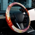 thumbnail image 6 of Mind Car 14.5 Inch Printing PVC Leather Car Wheel Cover Auto Accessories, 6 of 6