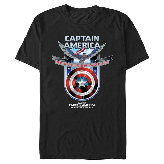 Men's Captain America: Brave New World Shield Logo Graphic T-Shirt