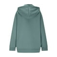 thumbnail image 3 of Plebaso Women's Half Zip Hoodies Pullover with Pocket Casual Long Sleeve Hooded Sweatshirts for Women, 3 of 5