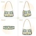 thumbnail image 7 of FORMRS Womens Shoulder Bag with Chain Strap Clutch Purse Cute Tote Handbag, Beige Floral Pattern, 7 of 7