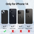 thumbnail image 5 of [5 in 1 for iPhone 14 Case, with 2 Pack Screen Protector + 2 Pack Camera Lens Protector, Liquid Silicone Ultra Slim Shockproof Protective Phone Case [Microfiber Lining] 6.1 (Black)……, 5 of 13