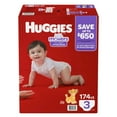 thumbnail image 2 of Huggies Little Movers Diapers Size 3 - 16-28 Pounds (174 Count), 2 of 2
