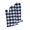 Navy, variant on Achim Buffalo Check Polyester/Cotton Oven Mitt - Grey - 7-in x 13-in - Set of Two
