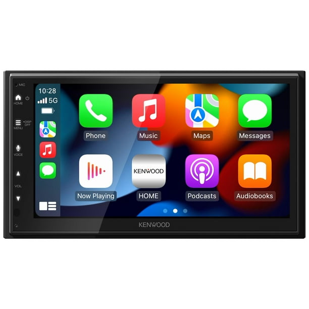 Receptor AV Kenwood DMX5710S con pantalla táctil inalámbrica de 6,8 pulgadas CarPlay